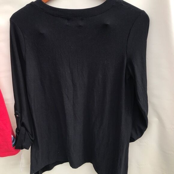 C & B Sport by Croft and Barrow Women's And Joyland Christmas Shirts Size small - Picture 8 of 11